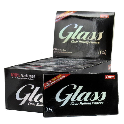 Luxe Glass Rolling Papers 1 1/4 1.25 - 24pk at The Cloud Supply