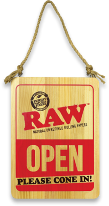 RAW Raw Wooden Sign - Please Cone In at The Cloud Supply
