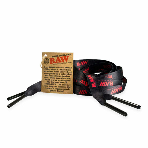 RAW Raw Shoe Laces With Metal Poker Ends at The Cloud Supply