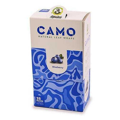  Afghan Hemp - Camo Self-Rolling Wraps - 25pk - 5 Per Pack  at The Cloud Supply