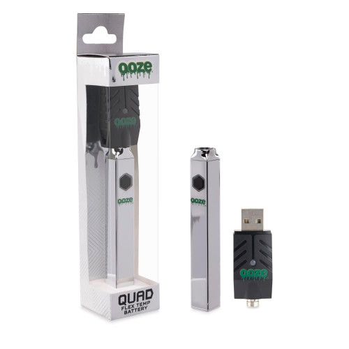Ooze Quad Battery With Smart USB Charger at The Cloud Supply