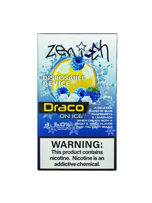 Zenith Disposable - 5% 5000 Puffs - 10pk Zenith Disposables The Cloud Supply