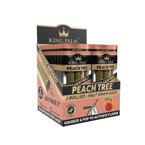 King Palm Rollie Size Cones Peach Tree 20pk - 2 Per Pack  at The Cloud Supply