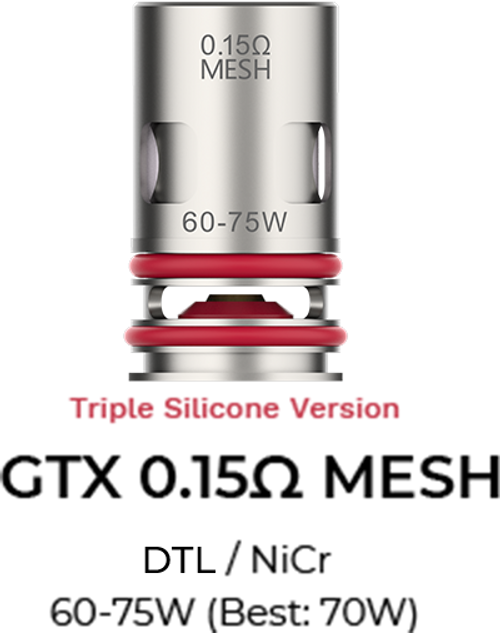 Vaporesso GTX Coil 5pk  at The Cloud Supply