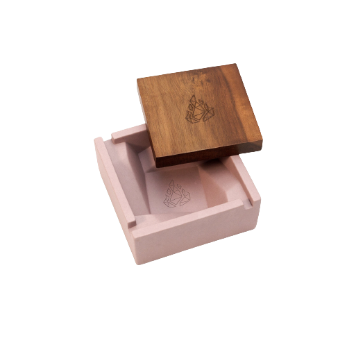 BRNT Designs Briq Concrete Ash Tray  at The Cloud Supply