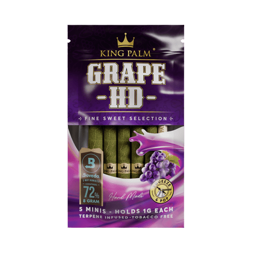  King Palm Cones Mini Grape HD 5ct - 15pk  at The Cloud Supply
