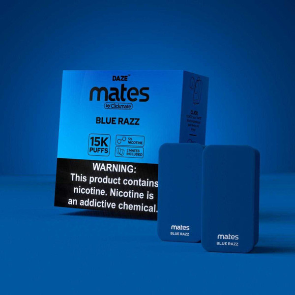 7Daze 7 Daze Clickmate Mates Pods - 5% 15,000 Puffs - 2ct 5pk  at The Cloud Supply