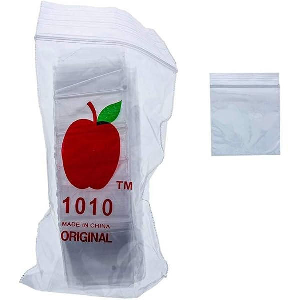 Apple Bags Smell Proof Zipper Bags - 10ct | Wholesale Prices