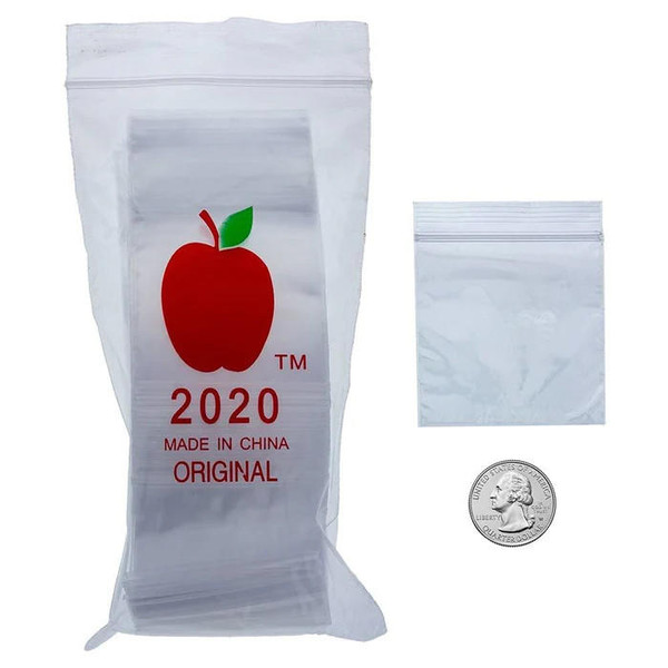 Apple Bags Smell Proof Zipper Bags - 10ct  at The Cloud Supply