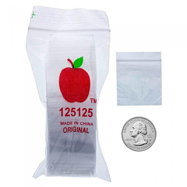  Apple Bags Smell Proof Zipper Bags - 10ct  at The Cloud Supply