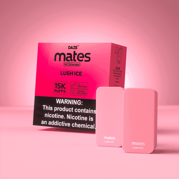 7Daze 7 Daze Clickmate Mates Pods - 2% 15,000 Puffs - 2ct 5pk  at The Cloud Supply
