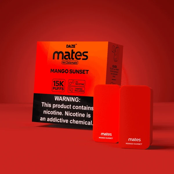 7Daze 7 Daze Clickmate Mates Pods - 2% 15,000 Puffs - 2ct 5pk  at The Cloud Supply