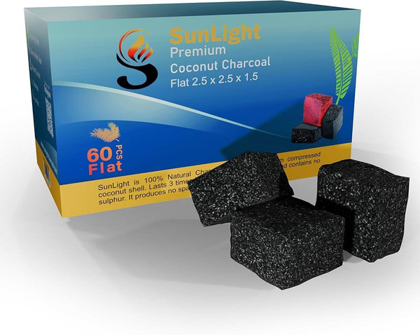  Sunlight Coconut Charcoal 60ct Flat  at The Cloud Supply