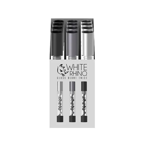  White Rhino Glass Blunt Twist 12ct Display  at The Cloud Supply