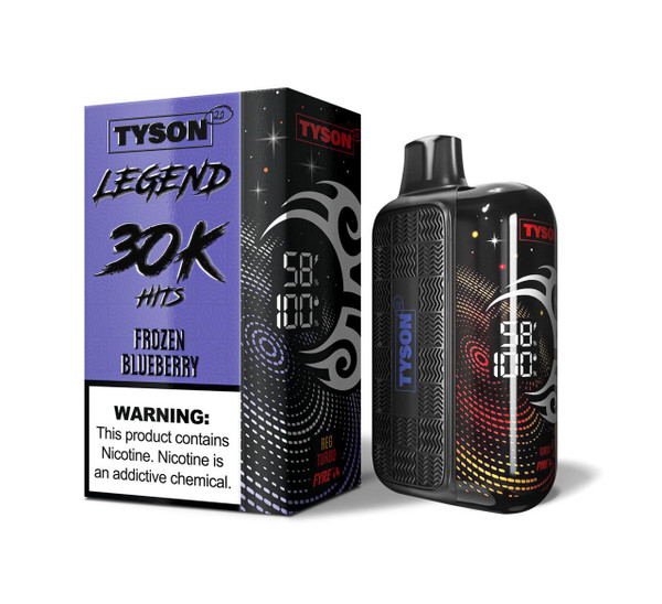  Tyson 2.0 Legend Rechargeable Disposable - 5% 30000 Puffs - 5pk  at The Cloud Supply