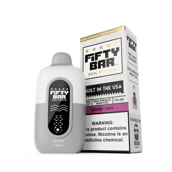  Fifty Bar V2 Disposable - 5% 20,000 Puffs - 5pk  at The Cloud Supply