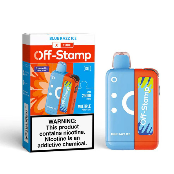  Off Stamp X-Cube Rechargeable Kit - 5% 25,000 Puffs - 5pk  at The Cloud Supply