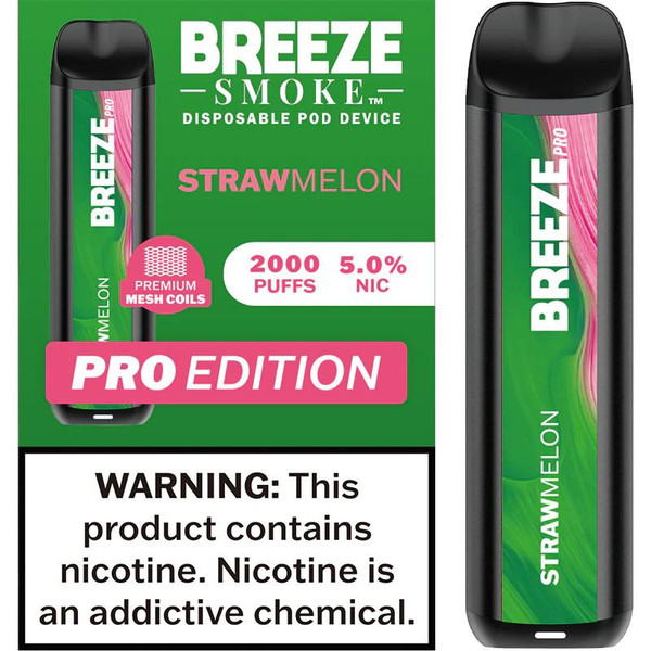 Breeze Pro Disposable - 5% 2000 Puffs - 10pk  at The Cloud Supply