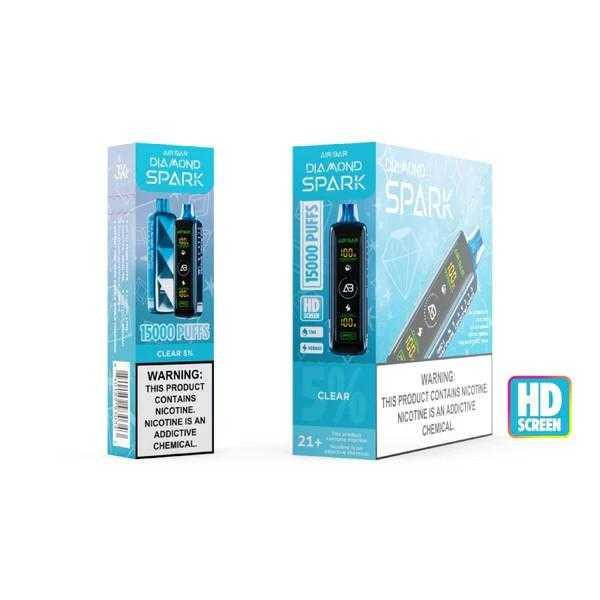  Air Bar Diamond Spark Disposable - 5% 15,000 Puffs - 5pk  at The Cloud Supply