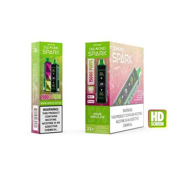  Air Bar Diamond Spark Disposable - 5% 15,000 Puffs - 5pk  at The Cloud Supply