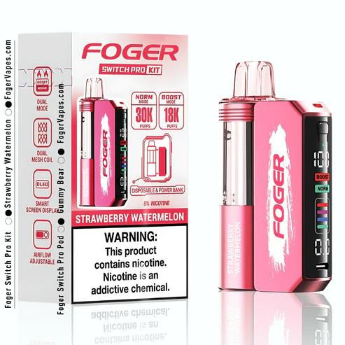  Foger Switch Pro Kit - 5% 30,000 Puffs - 5ct  at The Cloud Supply