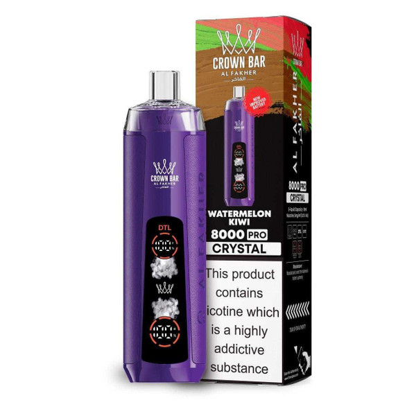  Al Fakher Crown Bar Pro - 5% 8000 Puffs - 5pk  at The Cloud Supply