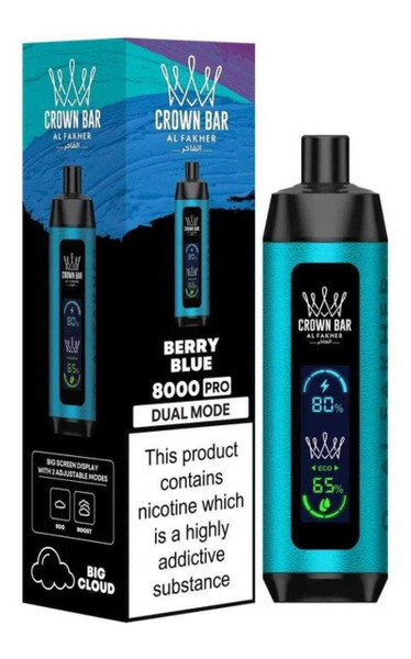  Al Fakher Crown Bar Pro - 5% 8000 Puffs - 5pk  at The Cloud Supply