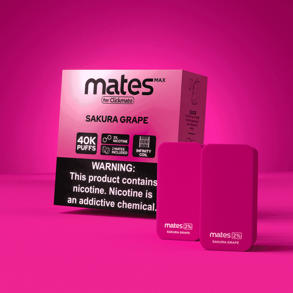 7 Daze Clickmate Mates V2 (Clickmate Max) Pods - 2% 20,000 Puffs - 2ct 5pk