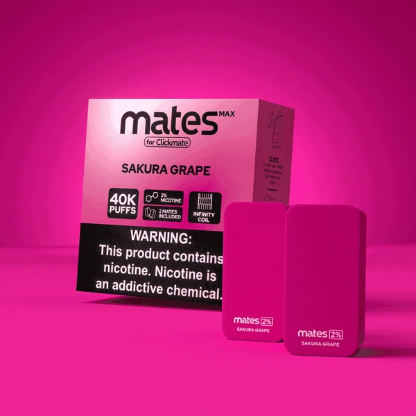 7Daze 7 Daze Clickmate Mates V2 (Clickmate Max) Pods - 2% 20,000 Puffs - 2ct 5pk  at The Cloud Supply
