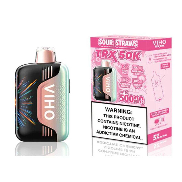 VIHO TRX Disposable - 5% 50000 Puffs - 5ct VIHO Disposables The Cloud Supply