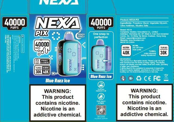  Nexa Pix Disposable - 5% 40,000 Puffs - 5pk  at The Cloud Supply