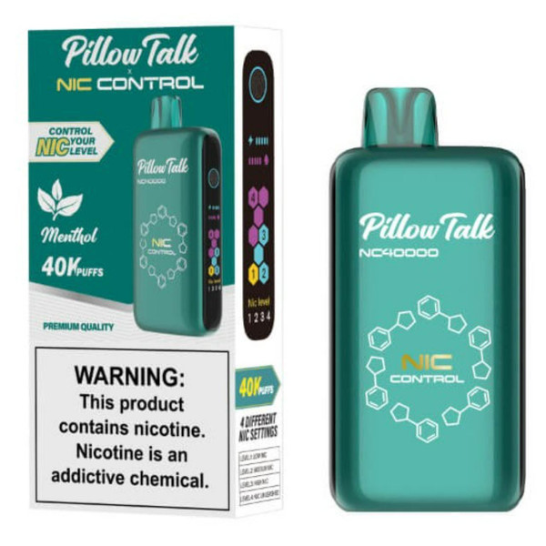  Pillow Talk Nic Control NC40000 Disposable - 5% 40,000 Puffs - 5pk  at The Cloud Supply