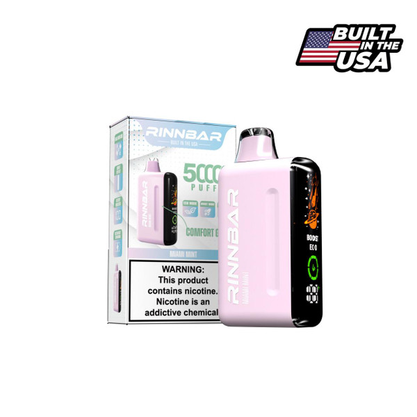  Rinnbar Disposable - 5% 50,000 Puffs - 5pk  at The Cloud Supply