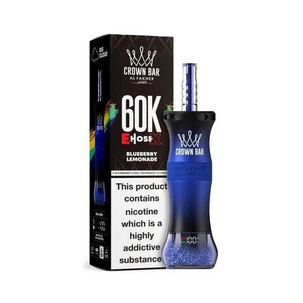 Al Fakher Crown Bar E-Hose 6% 60000 Puffs 250ml 5pk  at The Cloud Supply