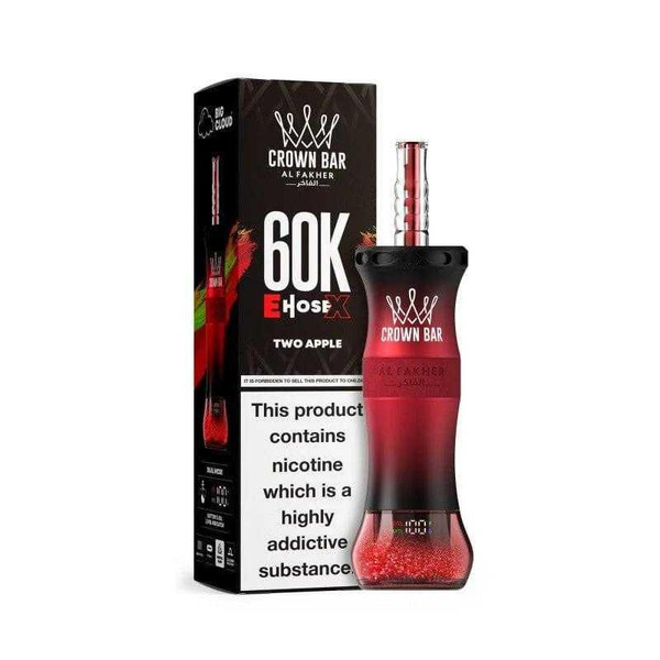  Al Fakher Crown Bar E-Hose 6% 60000 Puffs 250ml 5pk  at The Cloud Supply