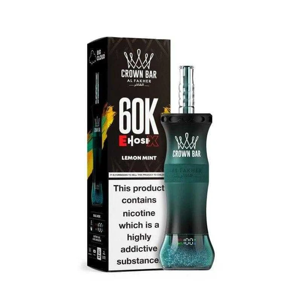  Al Fakher Crown Bar E-Hose 6% 60000 Puffs 250ml 5pk  at The Cloud Supply