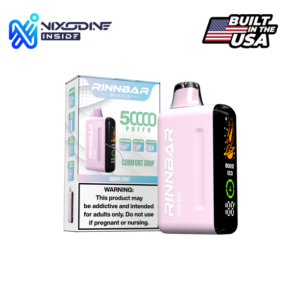 Rinnbar Nix Disposable - 5% 50,000 Puffs - 5pk