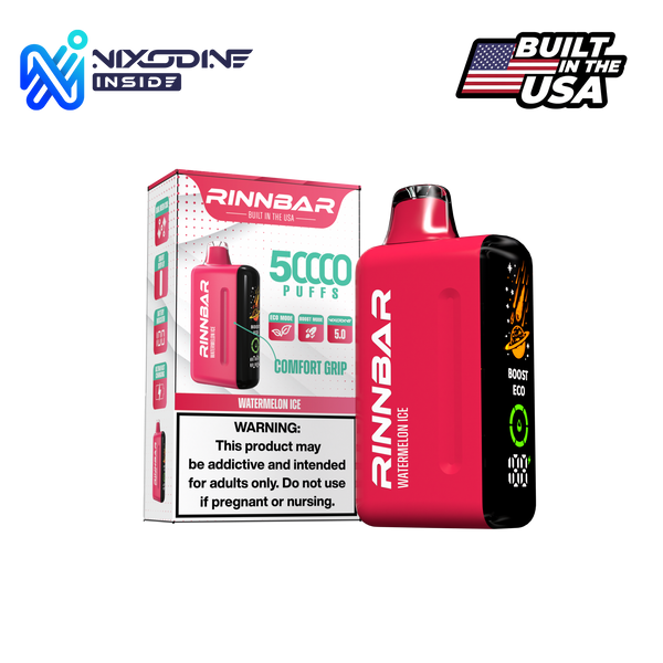 Rinnbar Nix Disposable - 5% 50,000 Puffs - 5pk