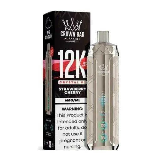  Al Fakher Crown Bar Crystal V2 - 6% 12,000 Puffs - 5pk  at The Cloud Supply