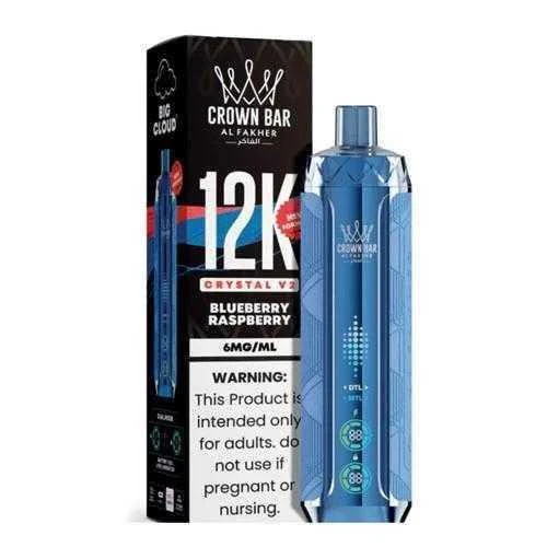  Al Fakher Crown Bar Crystal V2 - 6% 12,000 Puffs - 5pk  at The Cloud Supply