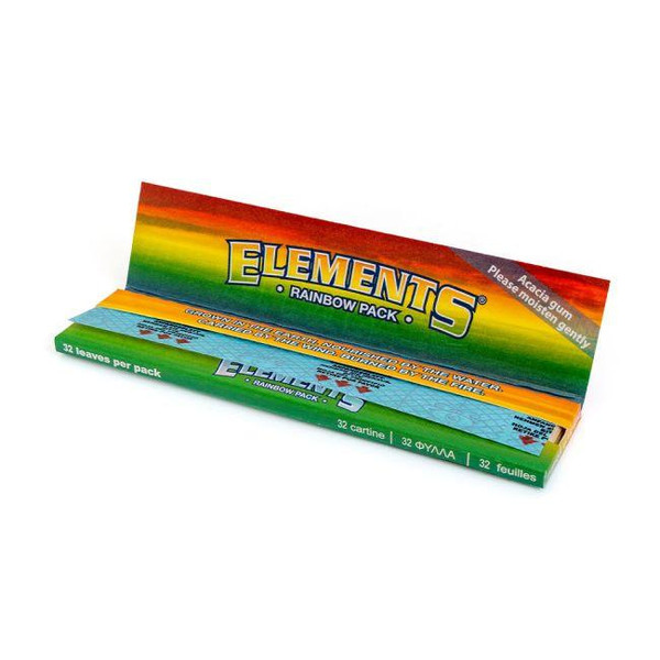  Elements Prism Rainbow Rolling Paper KS Slim 50pk 32ct  at The Cloud Supply