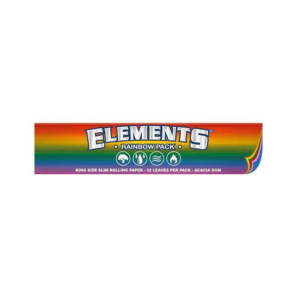  Elements Prism Rainbow Rolling Paper KS Slim 50pk 32ct  at The Cloud Supply