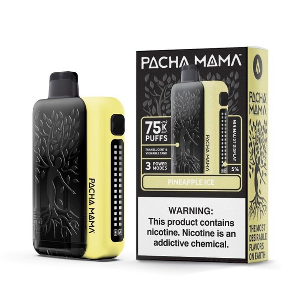 Pacha Mama Pachamama 5% Disposable (Made In USA) 75,000 Puffs - 5pk  at The Cloud Supply