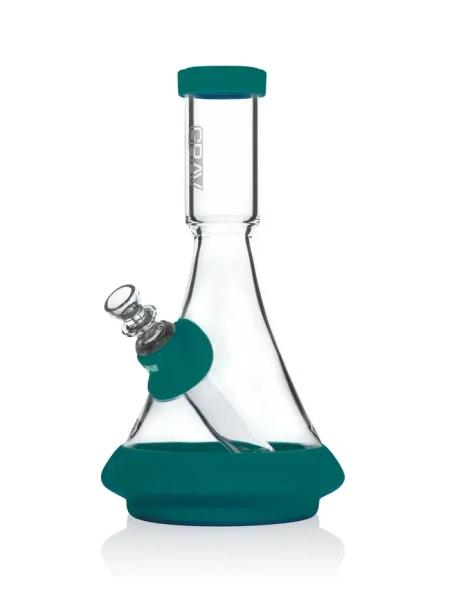  Grav Deco Beaker in Silicone Dark Teal  at The Cloud Supply