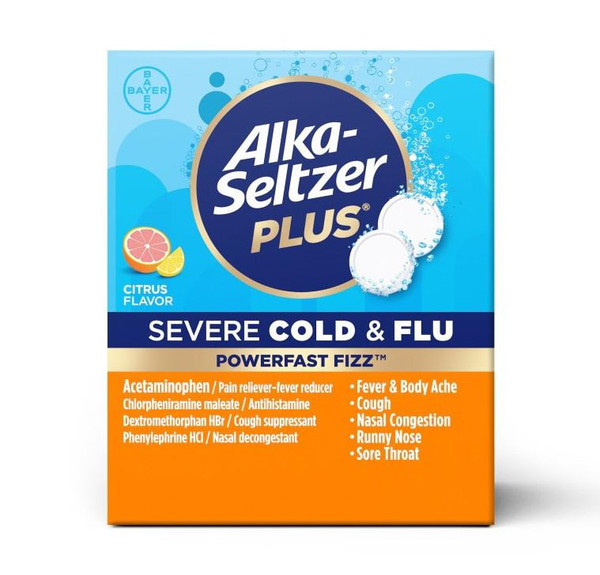 Alka-Seltzer Alka Seltzer Plus Severe Cold And Flu 20pk  at The Cloud Supply