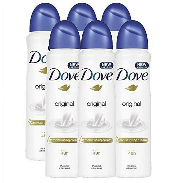  Dove Body Spray 150ml 6pk  at The Cloud Supply
