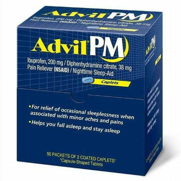  Advil Ibuprofen PM 200mg Tablets 50pk  at The Cloud Supply