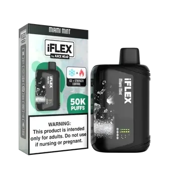  Juice Head iFlex Freeze Nixodine Disposable - 50,000 Puffs 5% - 5pk  at The Cloud Supply