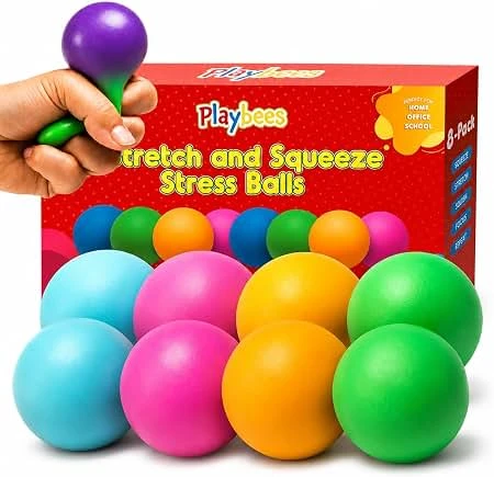 Ball Squishy 4oz Squeeze Toy Fidget for Decompression Anxiety Relaxation