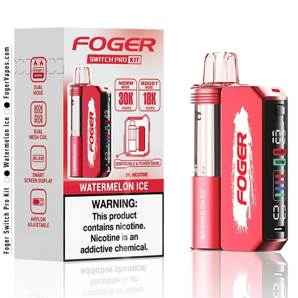 Foger Switch Pro Kit Nixodine 19ml - 30000 Puffs  5% -  5ct